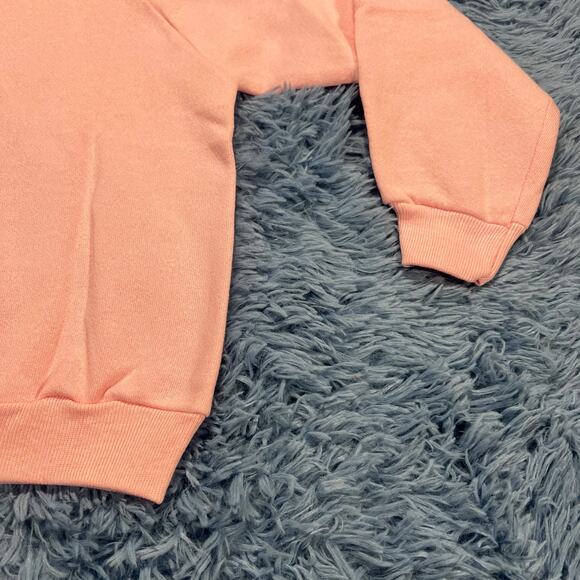 VINTAGE Pink Crewneck Sweater Size Medium Youth Hanes Her Way Classic Outdoor - Picture 7 of 12